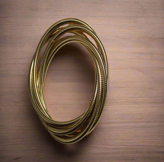 Golden Spring Bangles