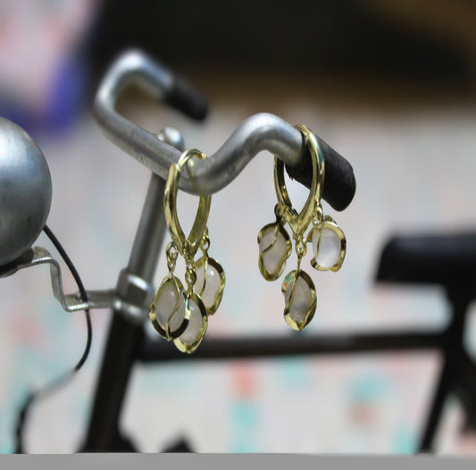 Gold-Tone Drop Earring