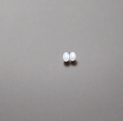 Pearl & Crystal Crescent Floral Earring
