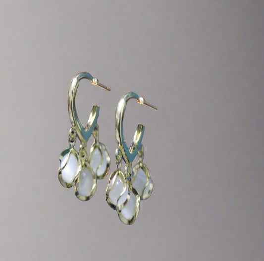 Gold-Tone Drop Earring
